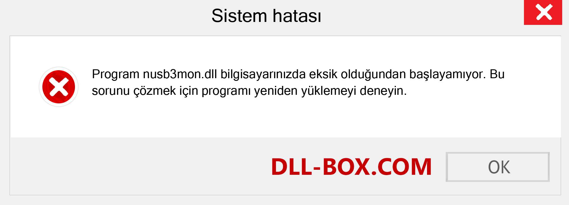 nusb3mon.dll dosyası eksik mi? Windows 7, 8, 10 için İndirin - Windows'ta nusb3mon dll Eksik Hatasını Düzeltin, fotoğraflar, resimler